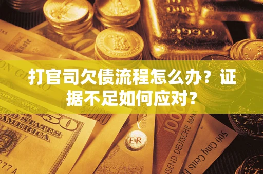 北京打官司欠债流程怎么办？证据不足如何应对？