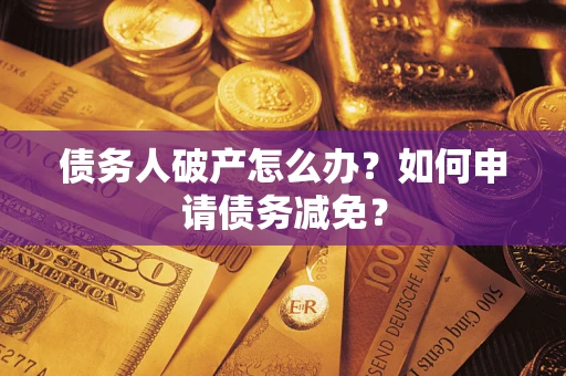 北京债务人破产怎么办？如何申请债务减免？