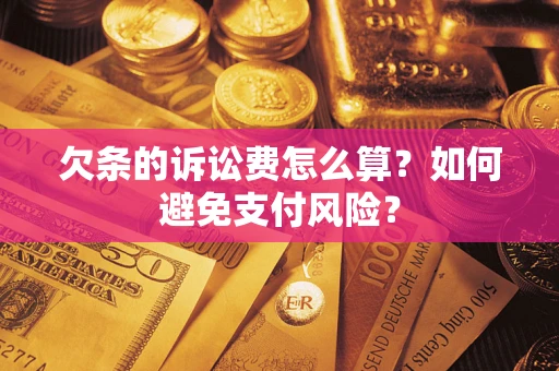 北京欠条的诉讼费怎么算？如何避免支付风险？
